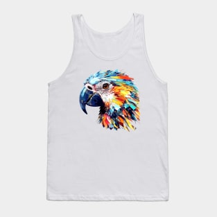 Parrot Bird Animal Freedom World Wildlife Wonder Abstract Tank Top